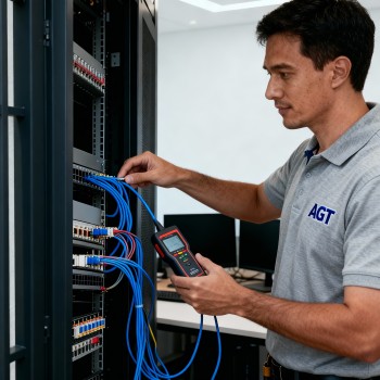 Montagem de Rack de Rede em Americana